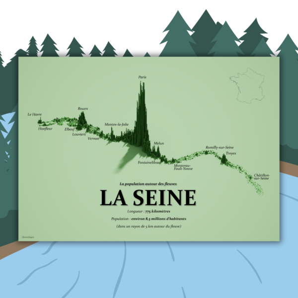 La population autour de la Seine
